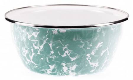 Sea Glass Enamelware Individual Salad Bowl