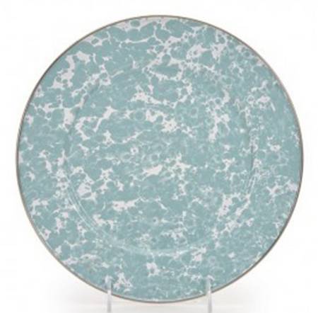 Sea Glass Enamelware Dinner Plate