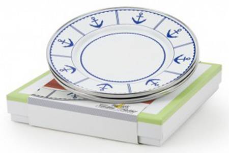 Eden Roc Individual Sandwich/Party Plate - Set of 4