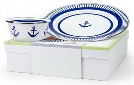 Eden Roc (2 Piece) Chip & Dip Set(Charger & Salad Bowl)