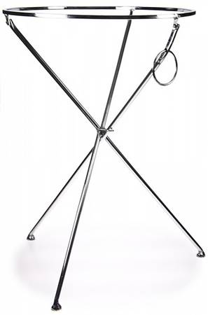 Old Bay Enamelware Collapsible Table Stand for 20" Round Tray