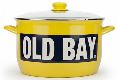 Old Bay Enamelware 18 Qt Stockpot & Glass Lid