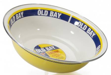 Old Bay Enamelware 13" Round Serving Bowl