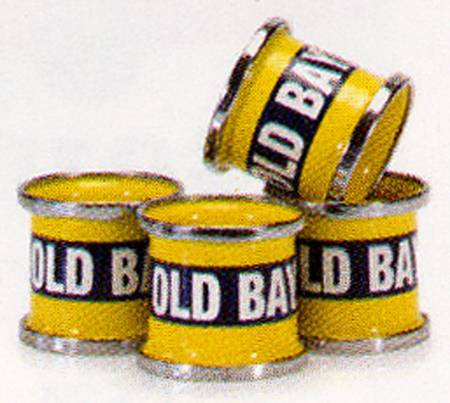 Old Bay Enamelware Napkin Ring - Set of 4