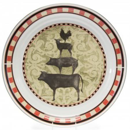 Farm To Table Enamelware 20" Round Tray