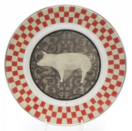 Farm To Table Enamelware Individual Sandwich Plate