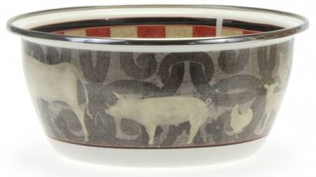 Farm To Table Enamelware Individual Salad Bowl