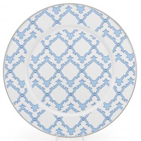 Charleston Blue Enamelware Service Plate (Charger)
