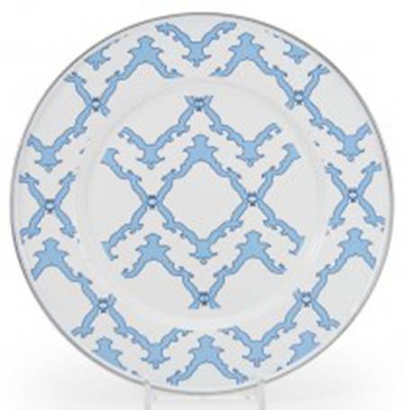 Charleston Blue Enamelware Individual Sandwich Plate