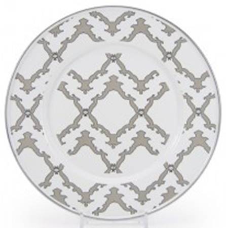 Charleston Taupe Enamelware Individual Sandwich Plate