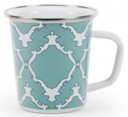 Charleston Green Enamelware Latte Mug