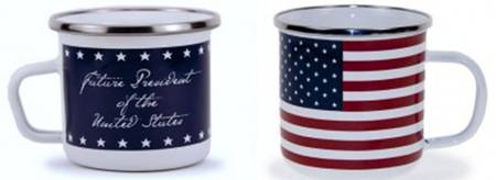 Stars and Stripes Enamelware Child's Mug