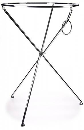 Snowman Enamelware Collapsible Table Stand for 20" Round Tray