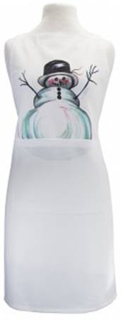 Snowman Enamelware Cloth Kitchen Apron