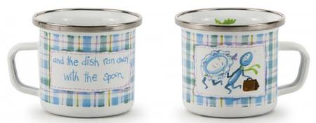 Nursery Rhyme Enamelware Child's Mug