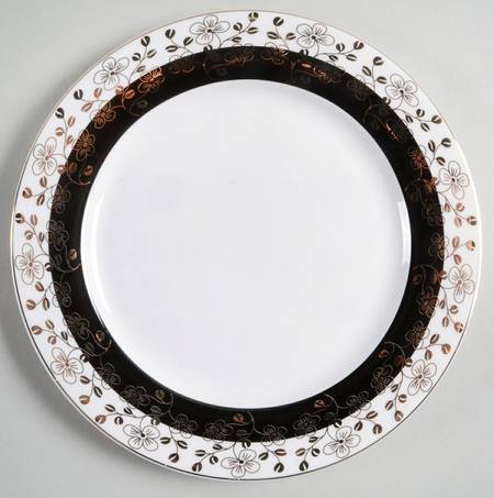 Black Gold Salad Plate