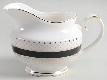 Pin Dots Black Creamer