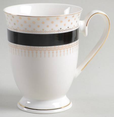 Pin Dots Black Mug
