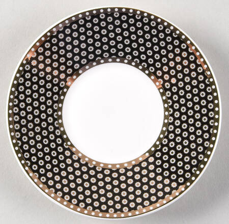 Black Gold Dots Saucer for Demitasse Cup