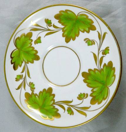 Rosslyn Green Saucer for Demitasse Cup