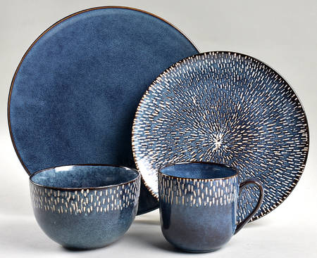 Matisse Cobalt Blue 4 Piece Place Setting