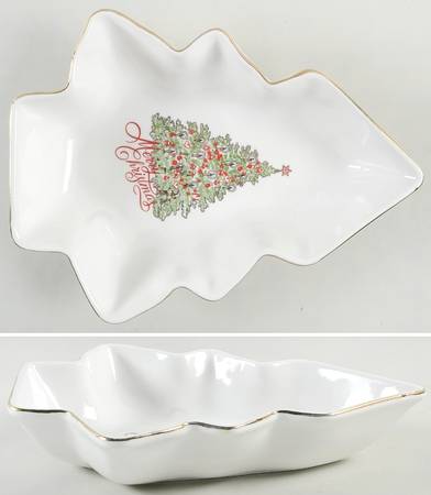 Star Tree Scallop Deep Tree Shaped Dish