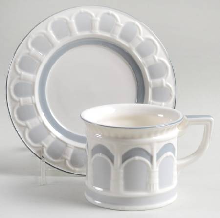 Architecture Craft Flat Cup & Saucer Set