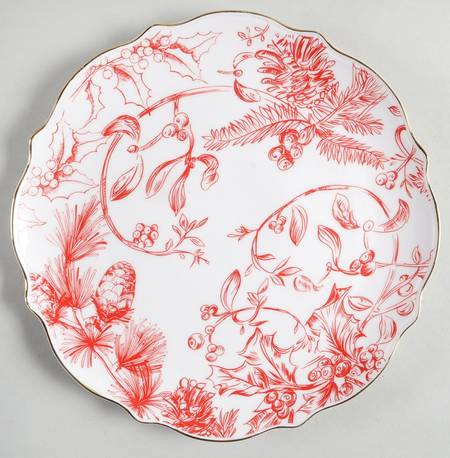 Red Pine Salad Plate