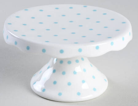 Polka Dots Aqua Cupcake Stand