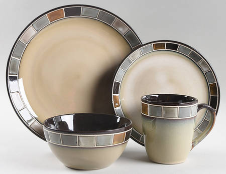 Casa Gris 4 Piece Place Setting