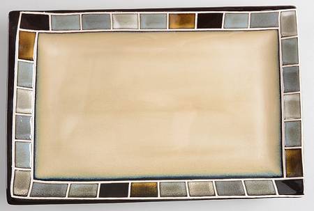 Casa Gris 13" Rectangular Serving Platter