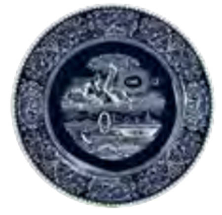 Les Depareillees Salad/Dessert Plate