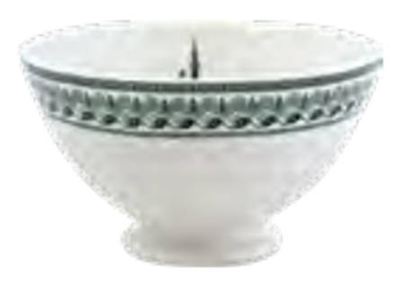 Les Depareillees 12" Round Deep Bowl