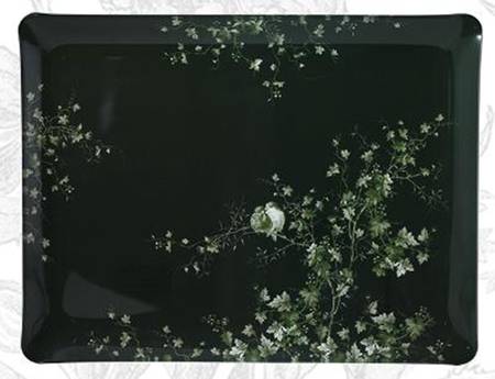 Les Oiseaux 14" Acrylic Rectangular Tray
