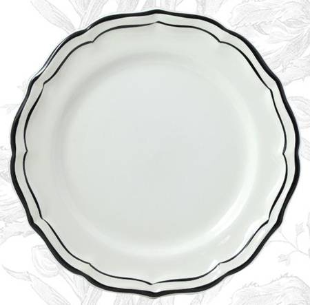 Filets  Manganese Midnight (Black) by Faiencerie De Gien