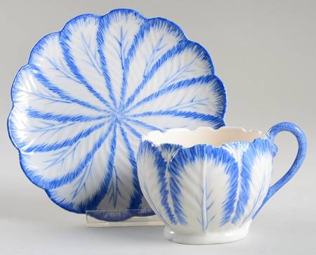 Garden of Eden Flat Cup & Saucer Set