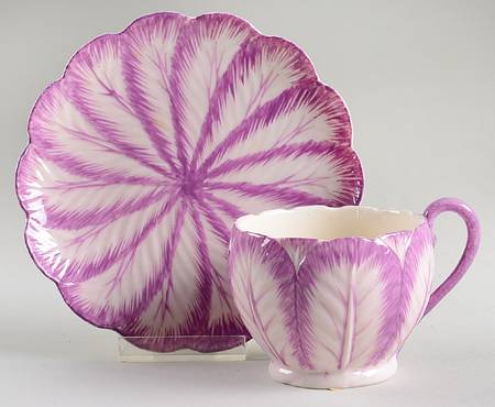 Garden of Eden Flat Cup & Saucer Set
