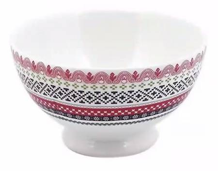 Scandinavian Winter 12" Round Serving Bowl
