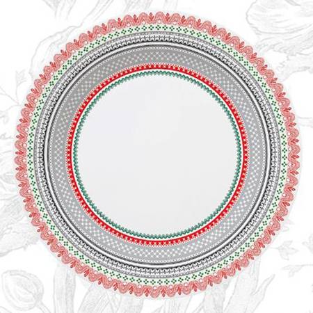 Scandinavian Winter Salad/Dessert Plate
