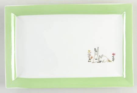 Bird Friends 10" Rectangular Tray