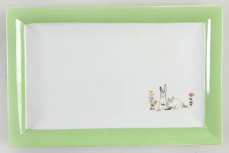 Bunny Meadow 10" Rectangular Tray