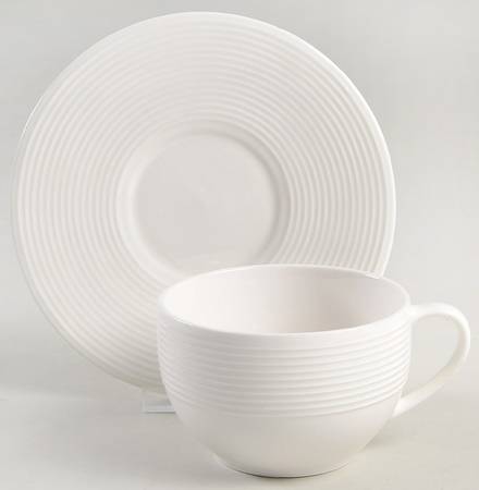 Regent Street Flat Cup & Saucer Set