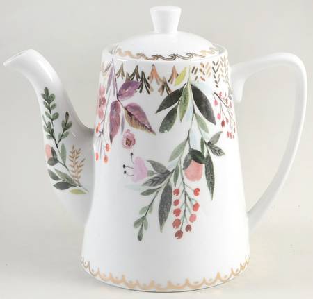 Forest Leaves Coffee Pot & Lid