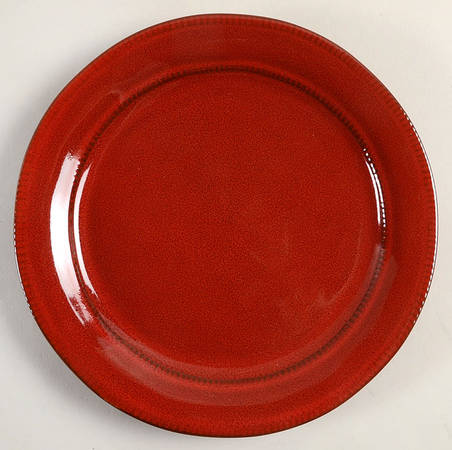 Terranea Red Salad/Dessert Plate