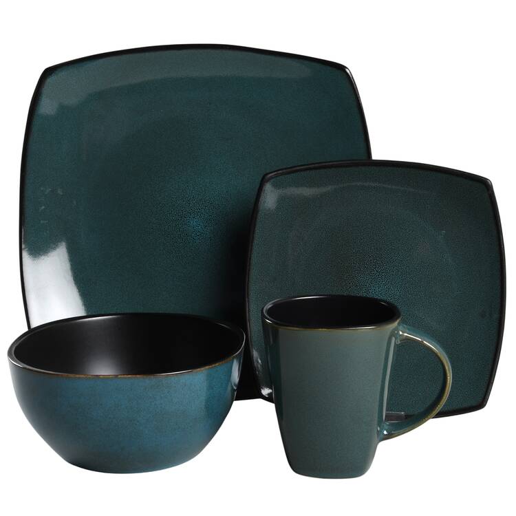 Soho Lounge Teal 4 Piece Place Setting