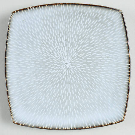 Matisse Grey Square Salad Plate