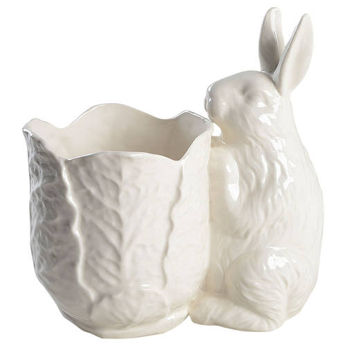 Bunny (Figural) 9" Cachepot