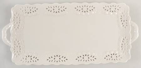 Victorian Lace 15" Rectangular Serving Platter