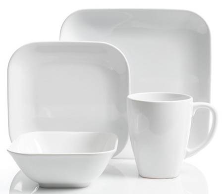 Square Dance White by Gibson Designs