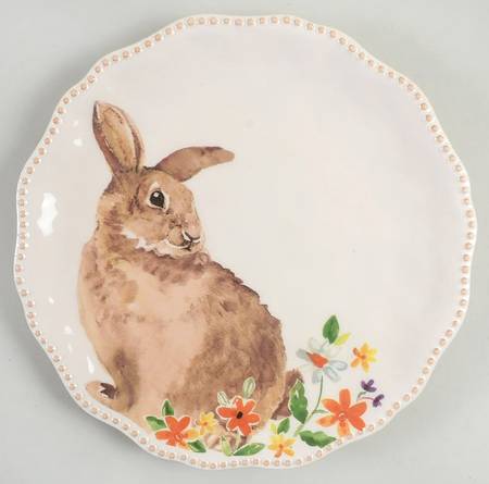 Brown Bunny Salad Plate
